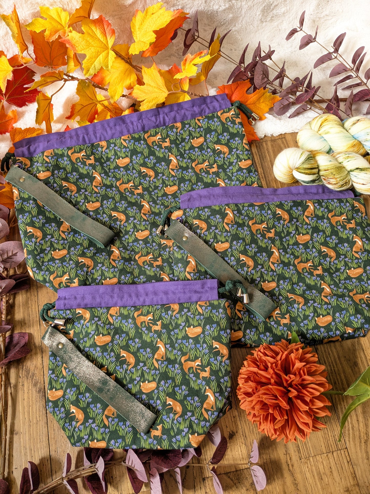 Sac à projet "Fox tales"