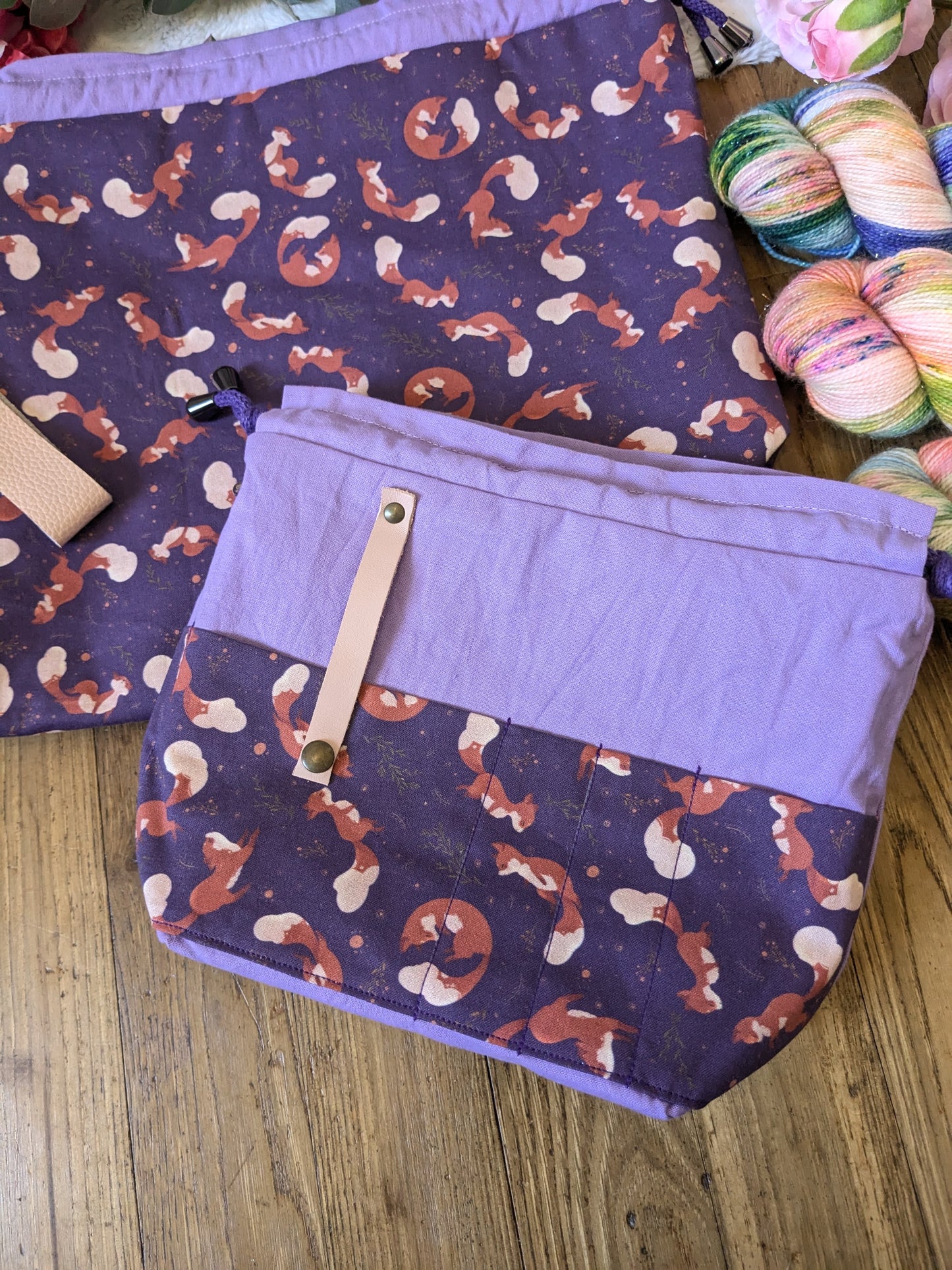 Sac à projet "Renards joueurs"