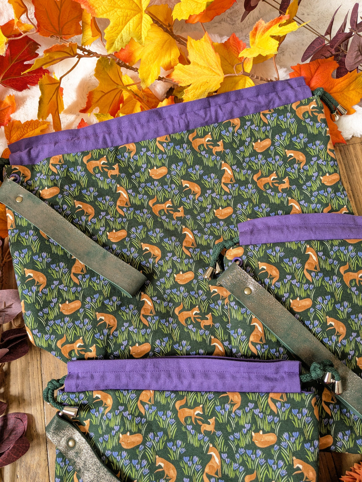 Sac à projet "Fox tales"