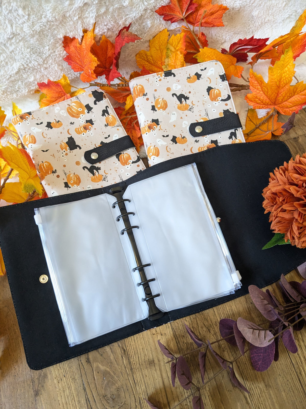 Classeur à aiguilles "Pumpkin and Black cats"