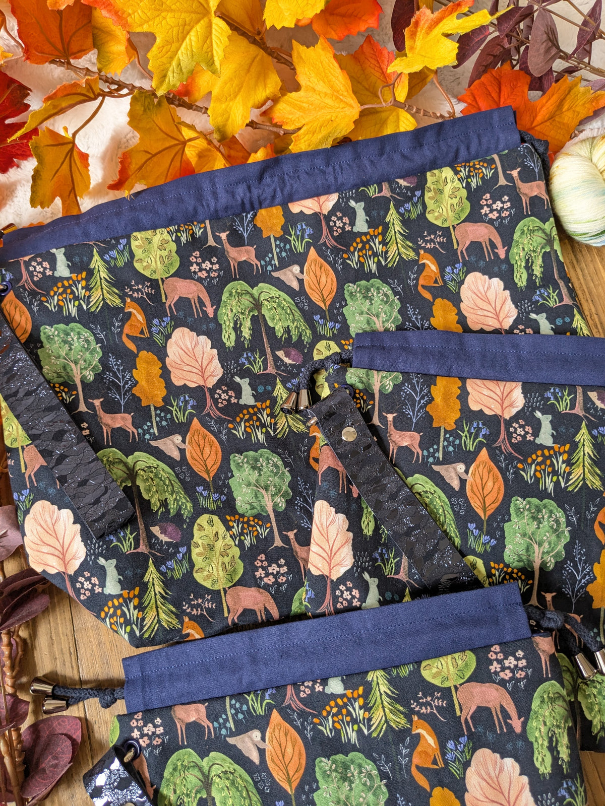 Sac à projet "Forêt nocturne"