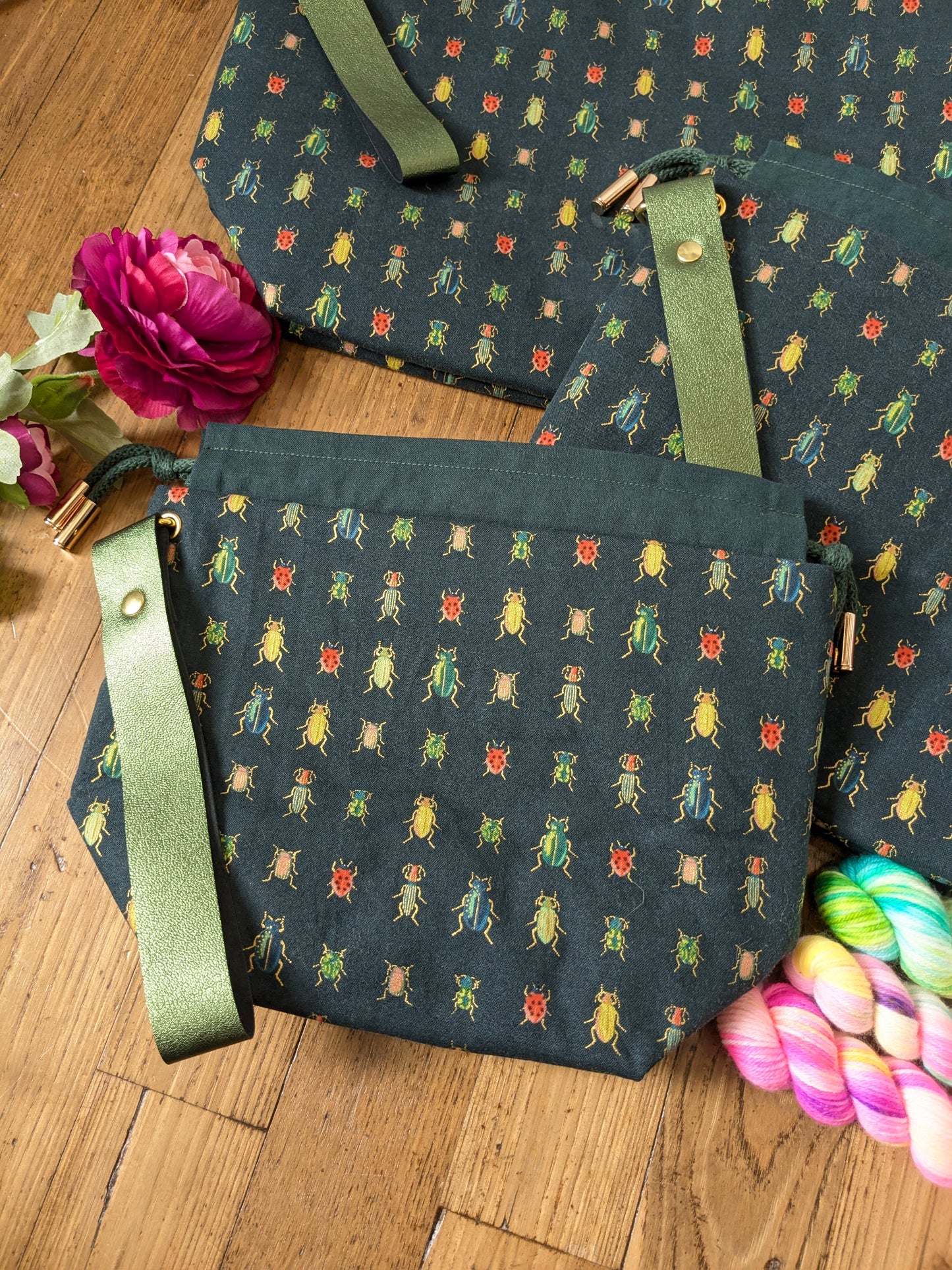 Sac à projet "Scarabées"