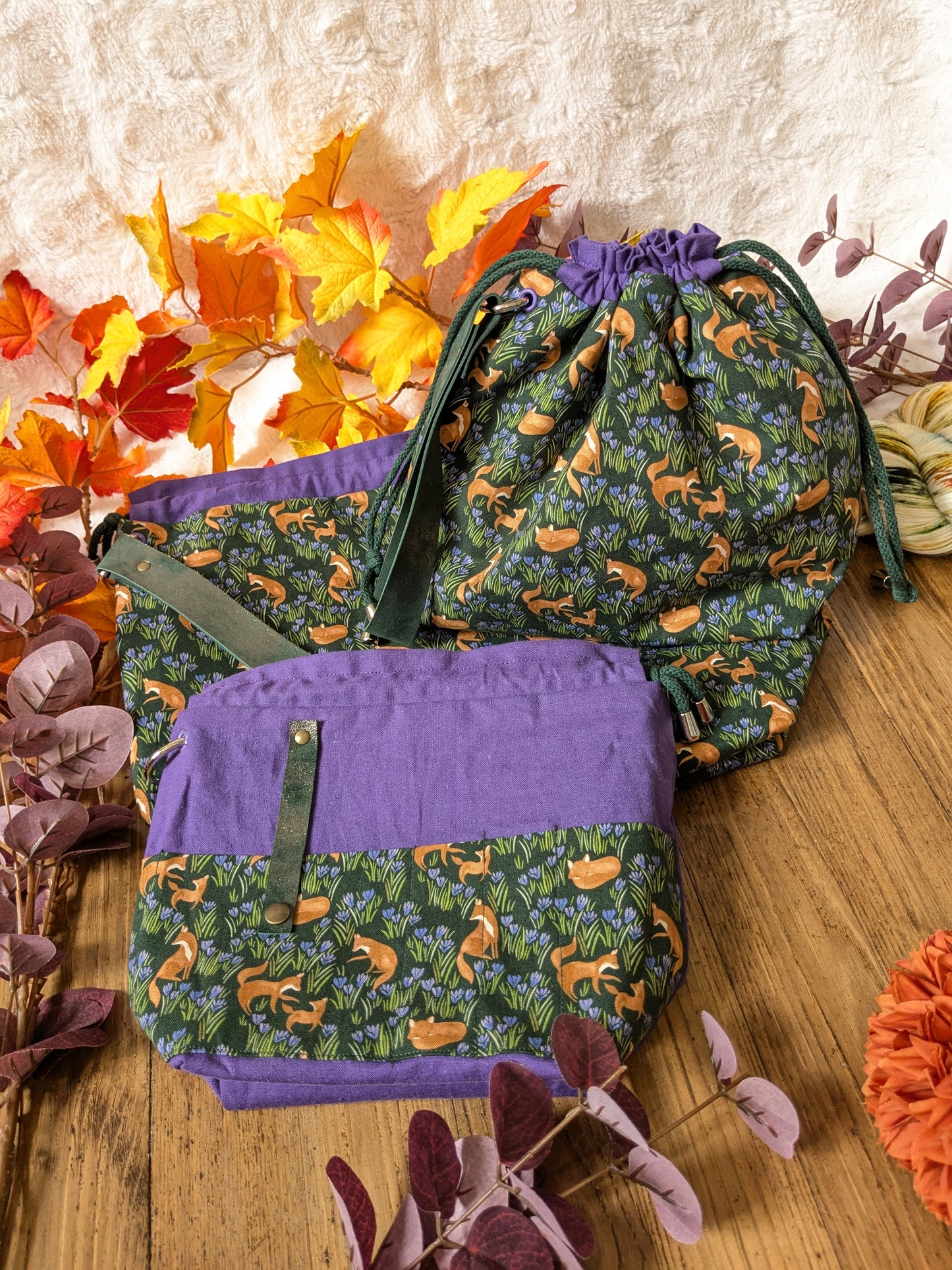 Sac à projet "Fox tales"