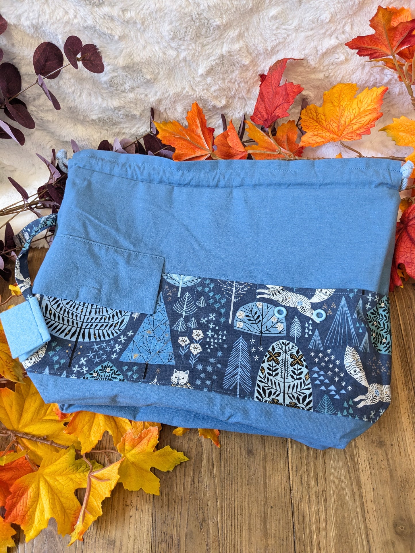 Sac à projet Optimo "Winter forest"