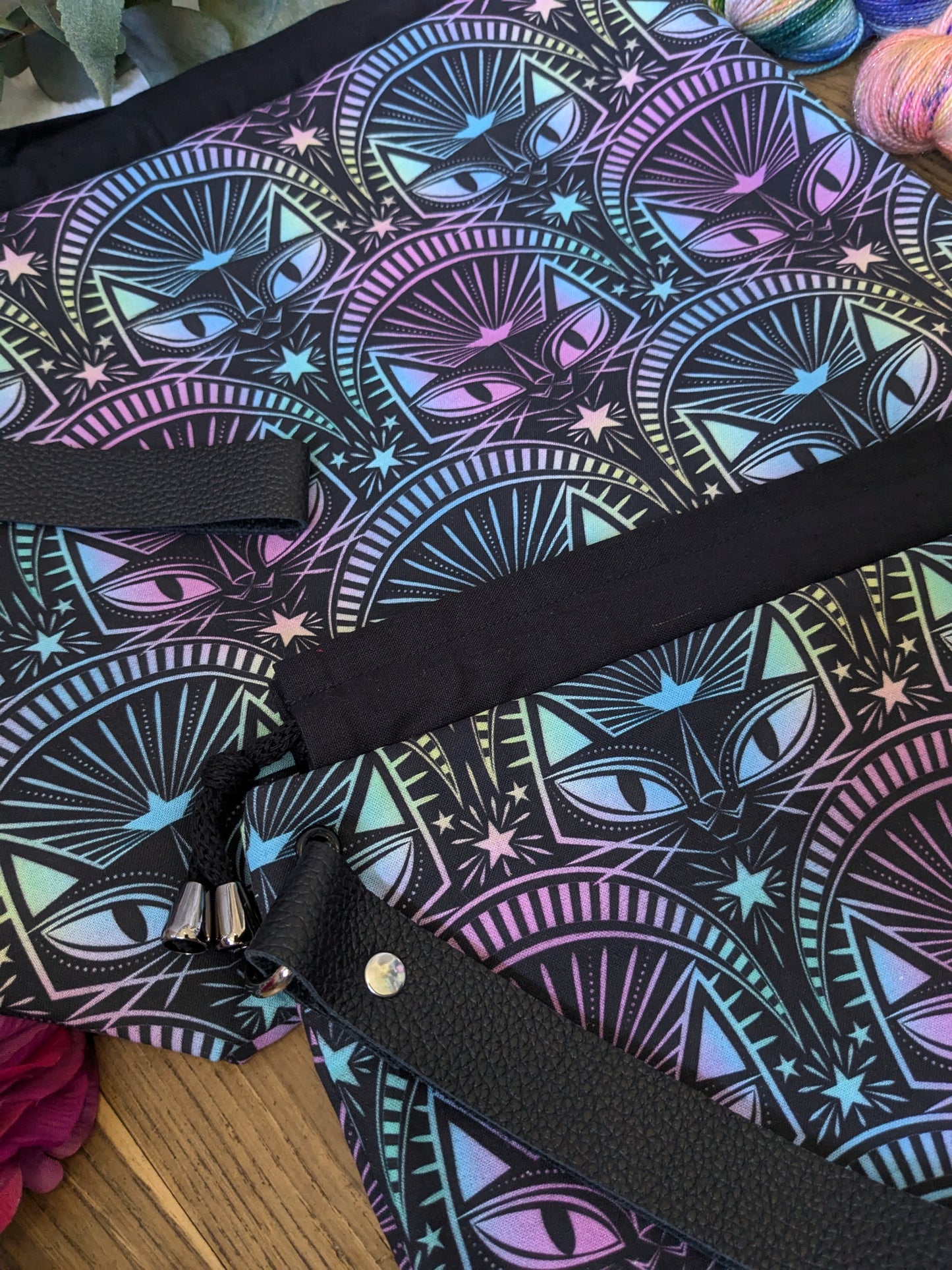 Sac à projet "Holo cat"