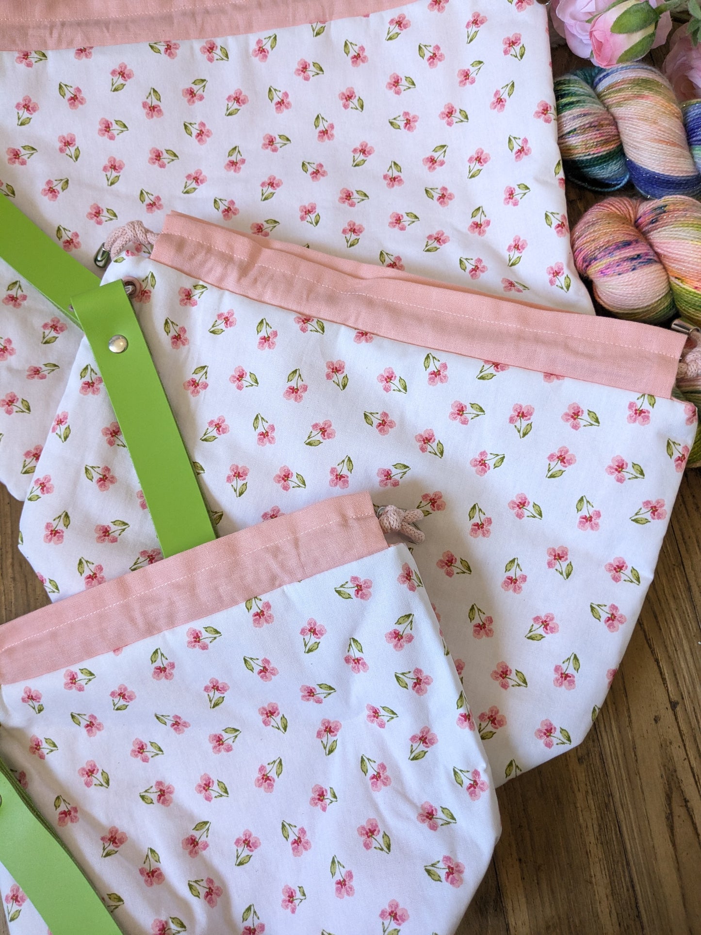 Sac à projet "Little flowers"