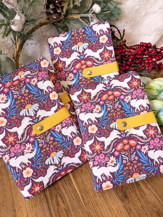 Classeur à aiguilles "Loups blancs", imprimé Lixy Illustration