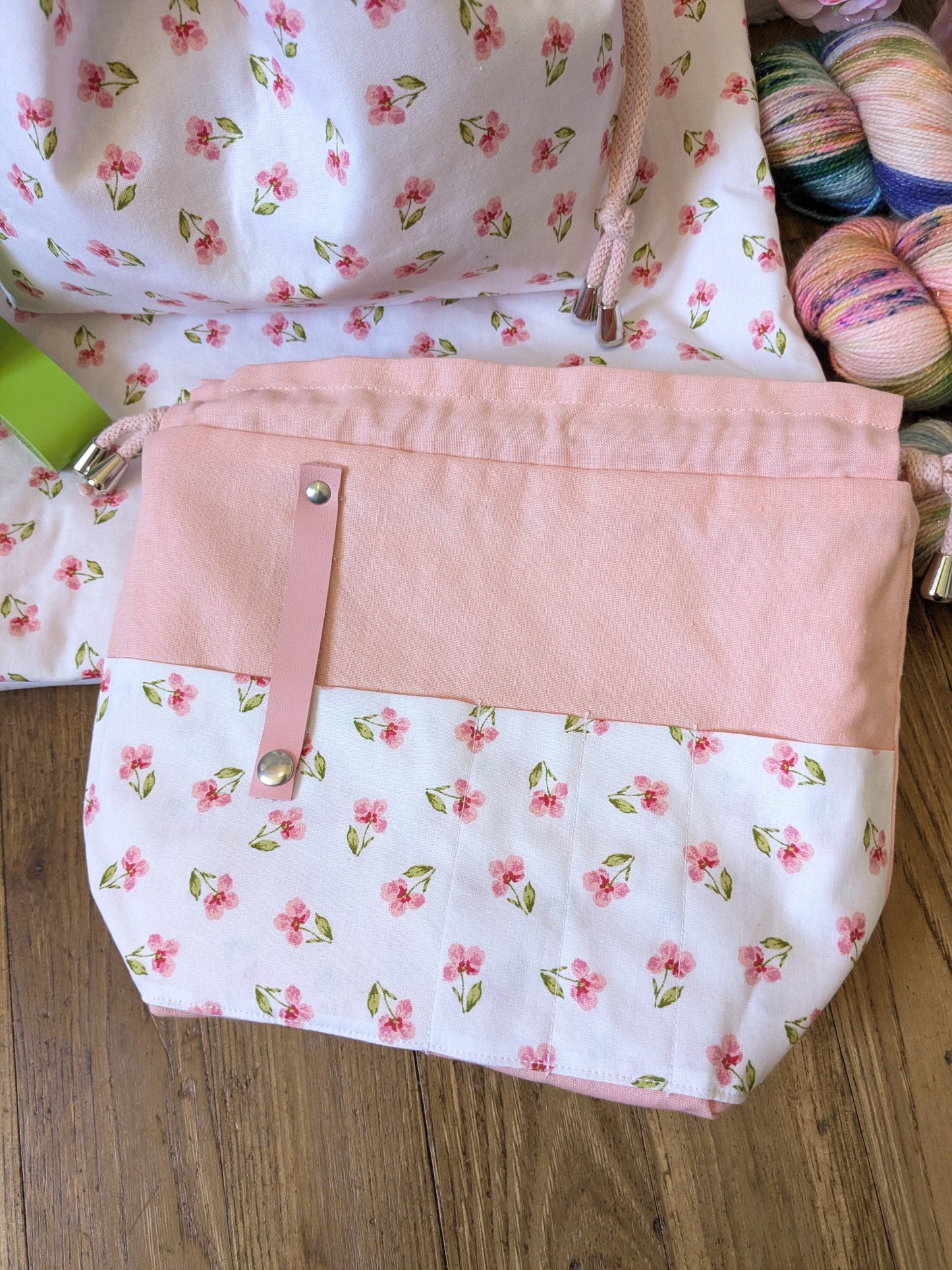 Sac à projet "Little flowers"