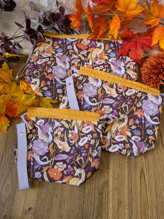 Sac à projet "Dragons végétaux"