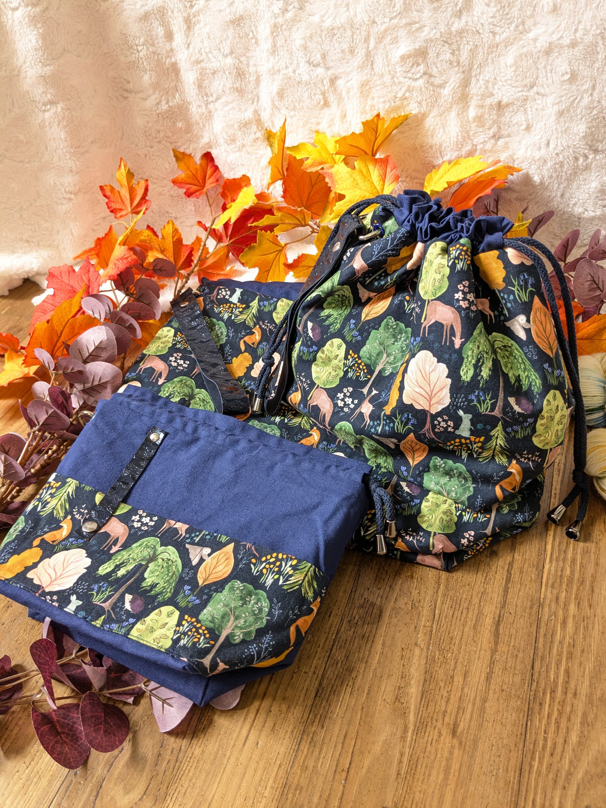 Sac à projet "Forêt nocturne"
