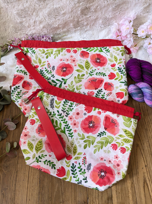 Sac à projet "Coquelicots"