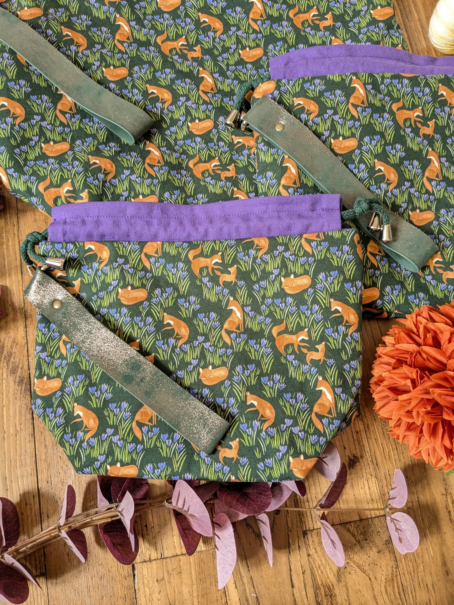 Sac à projet "Fox tales"
