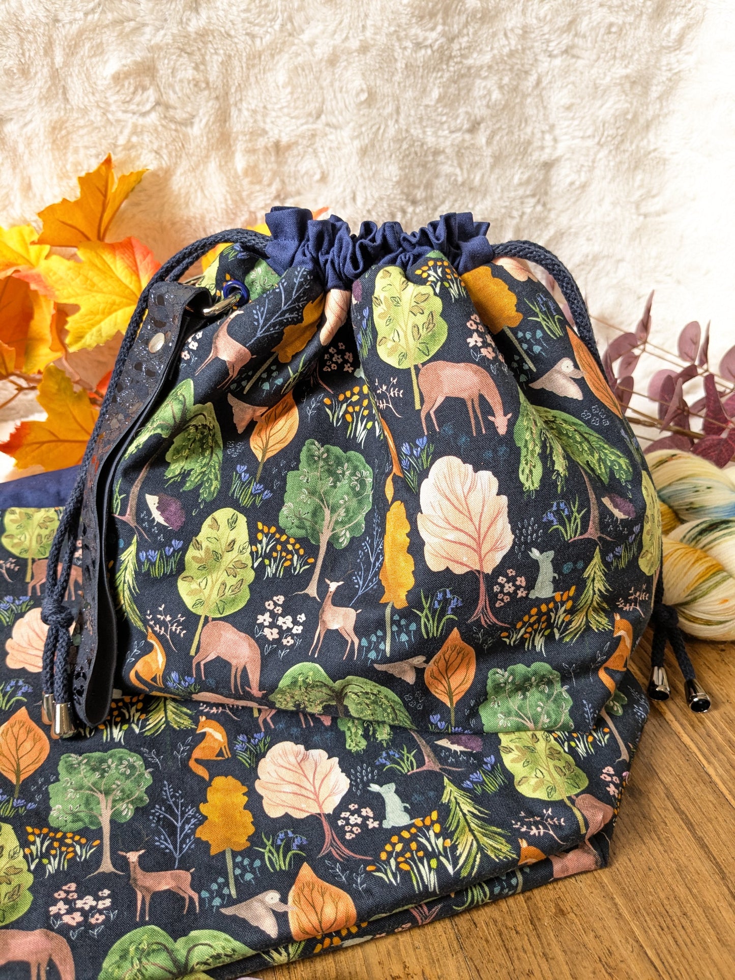 Sac à projet "Forêt nocturne"