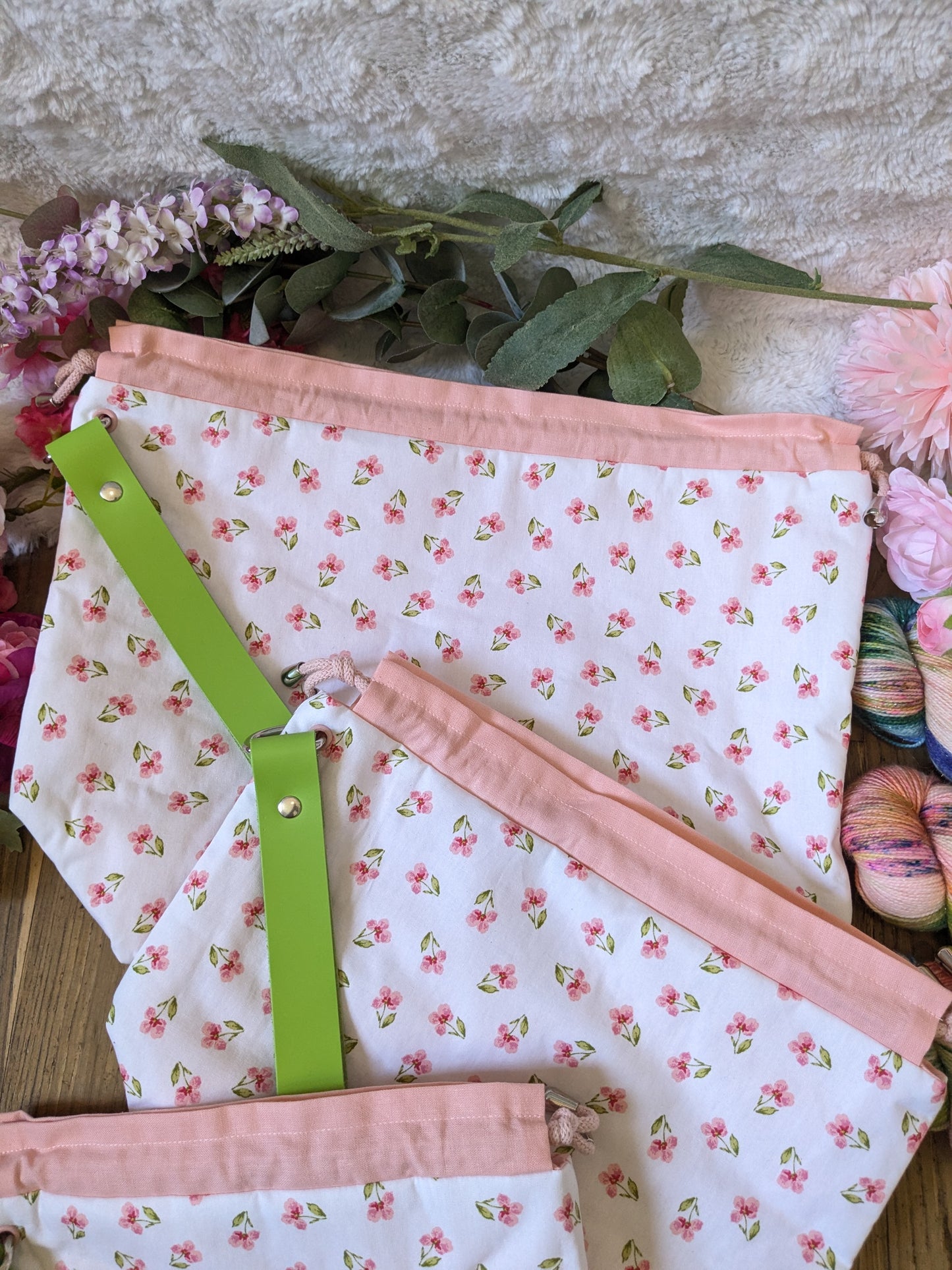 Sac à projet "Little flowers"