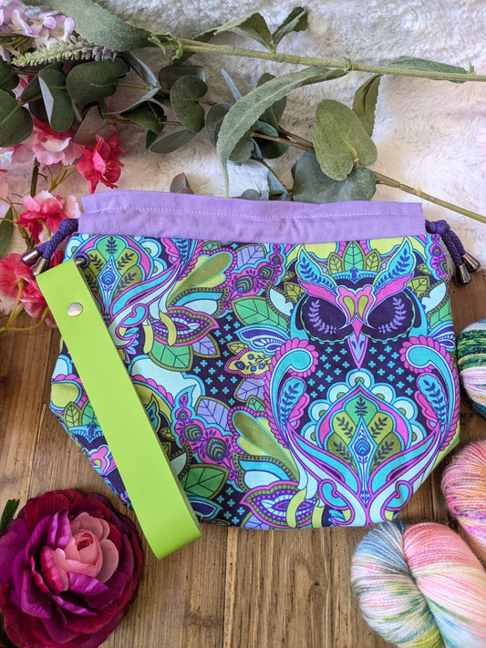 Sac à projet "Chouette funky"