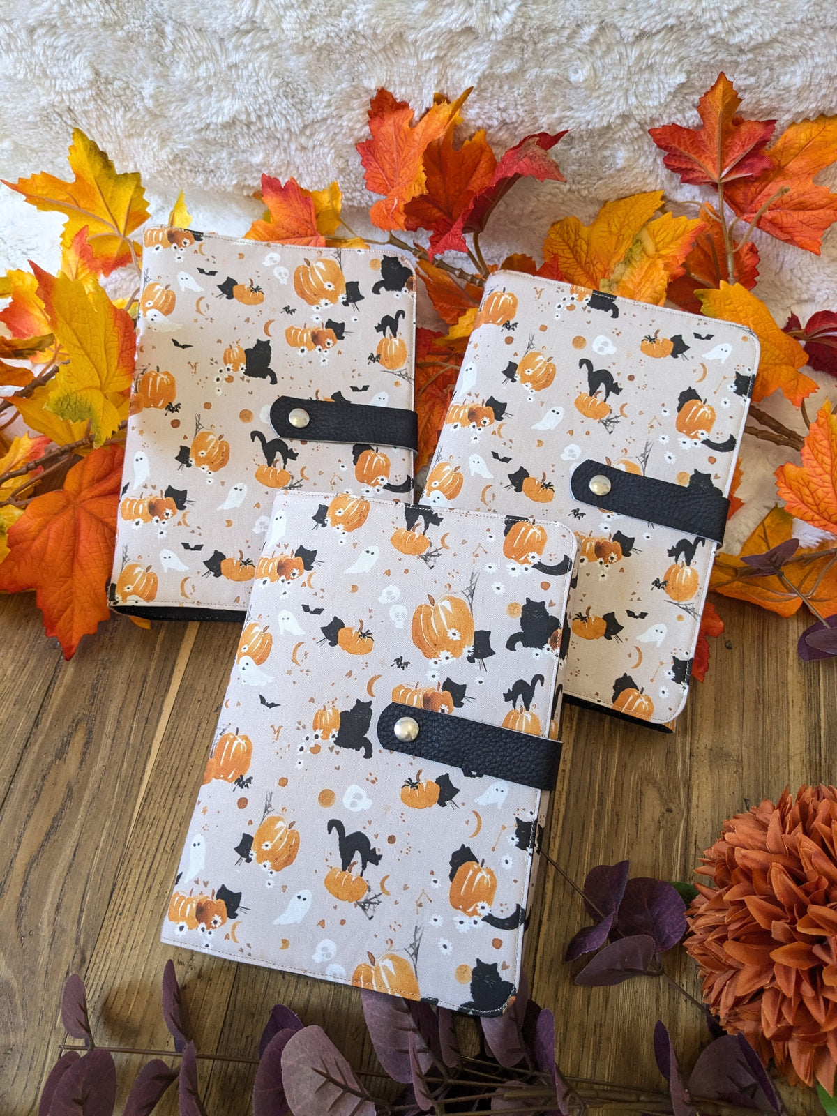 Classeur à aiguilles "Pumpkin and Black cats"