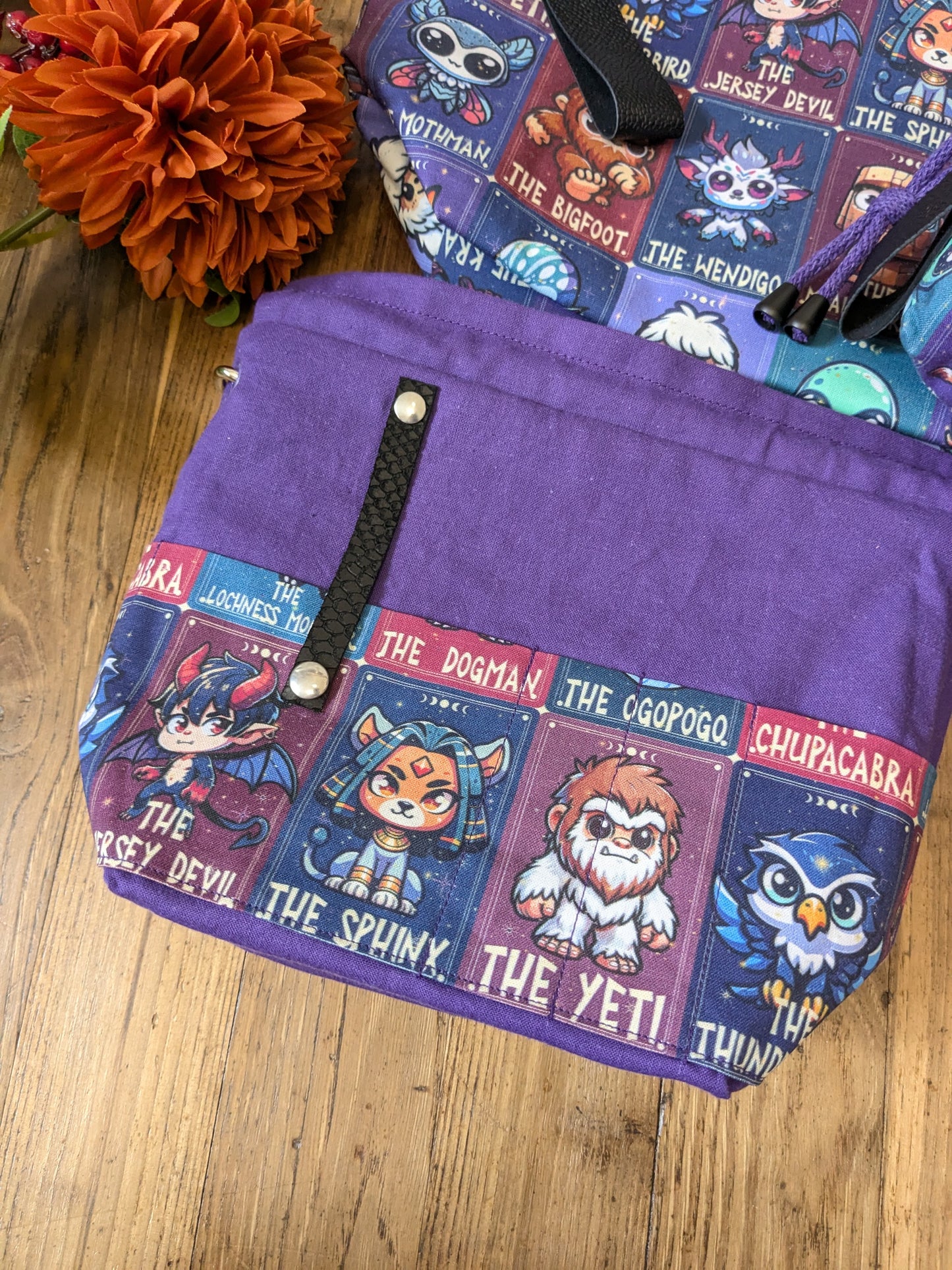 Sac à projet "Cute cryptids"
