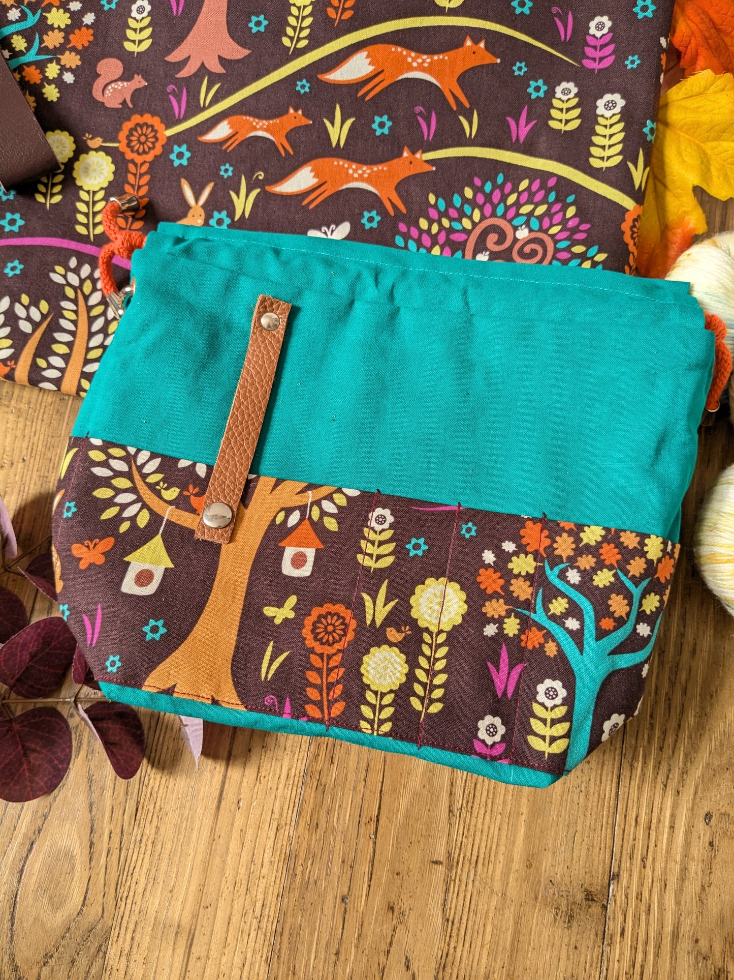 Sac à projet "Graffic forest"
