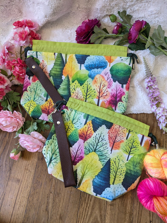 Sac à projet "Forêt au printemps"