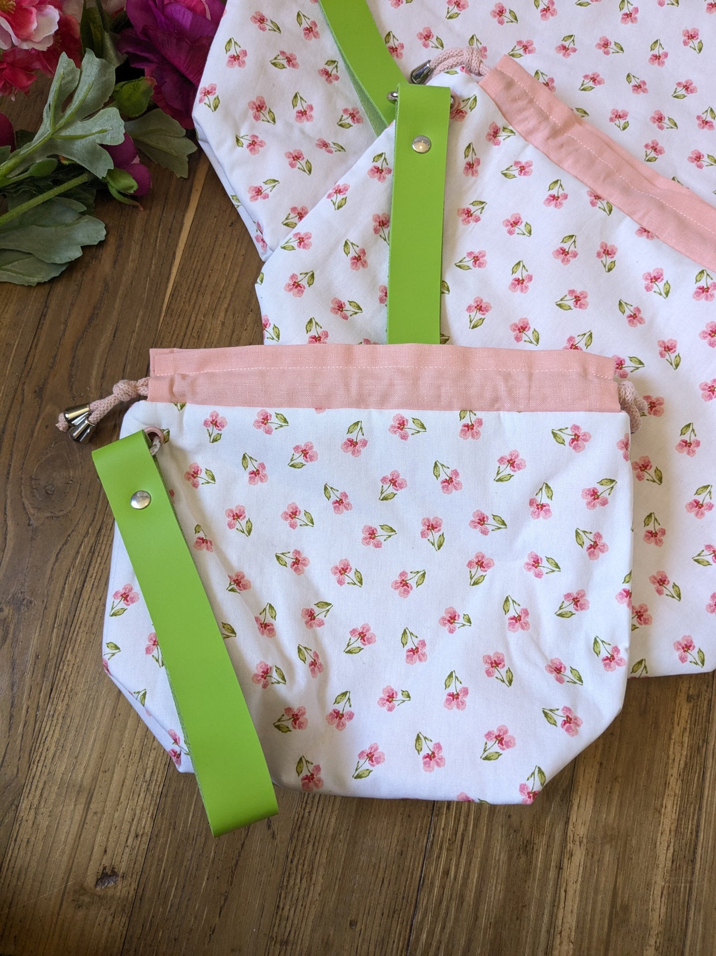 Sac à projet "Little flowers"