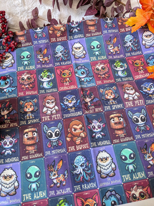 PRÉCOMMANDE Sac à projet "Cute cryptids"