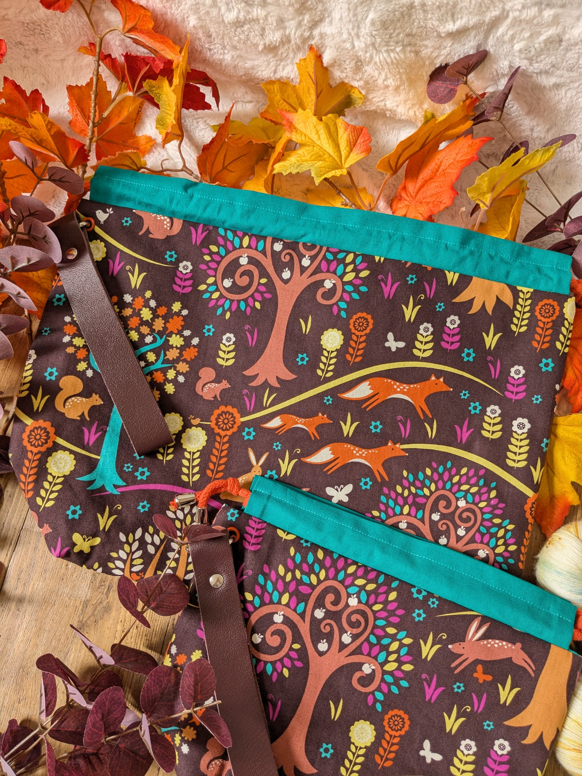 Sac à projet "Graffic forest"