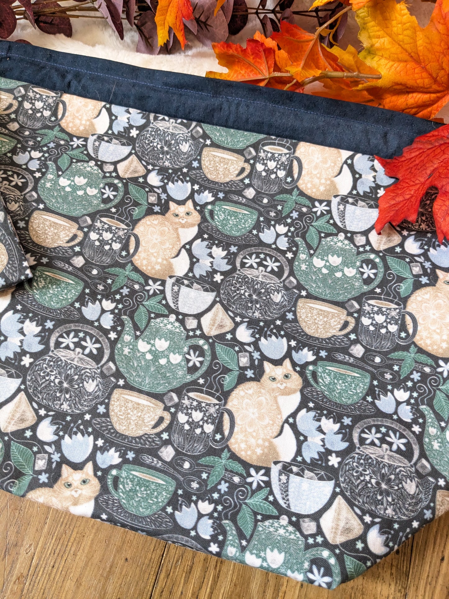 Sac à projet Optimo "Cosy cat"