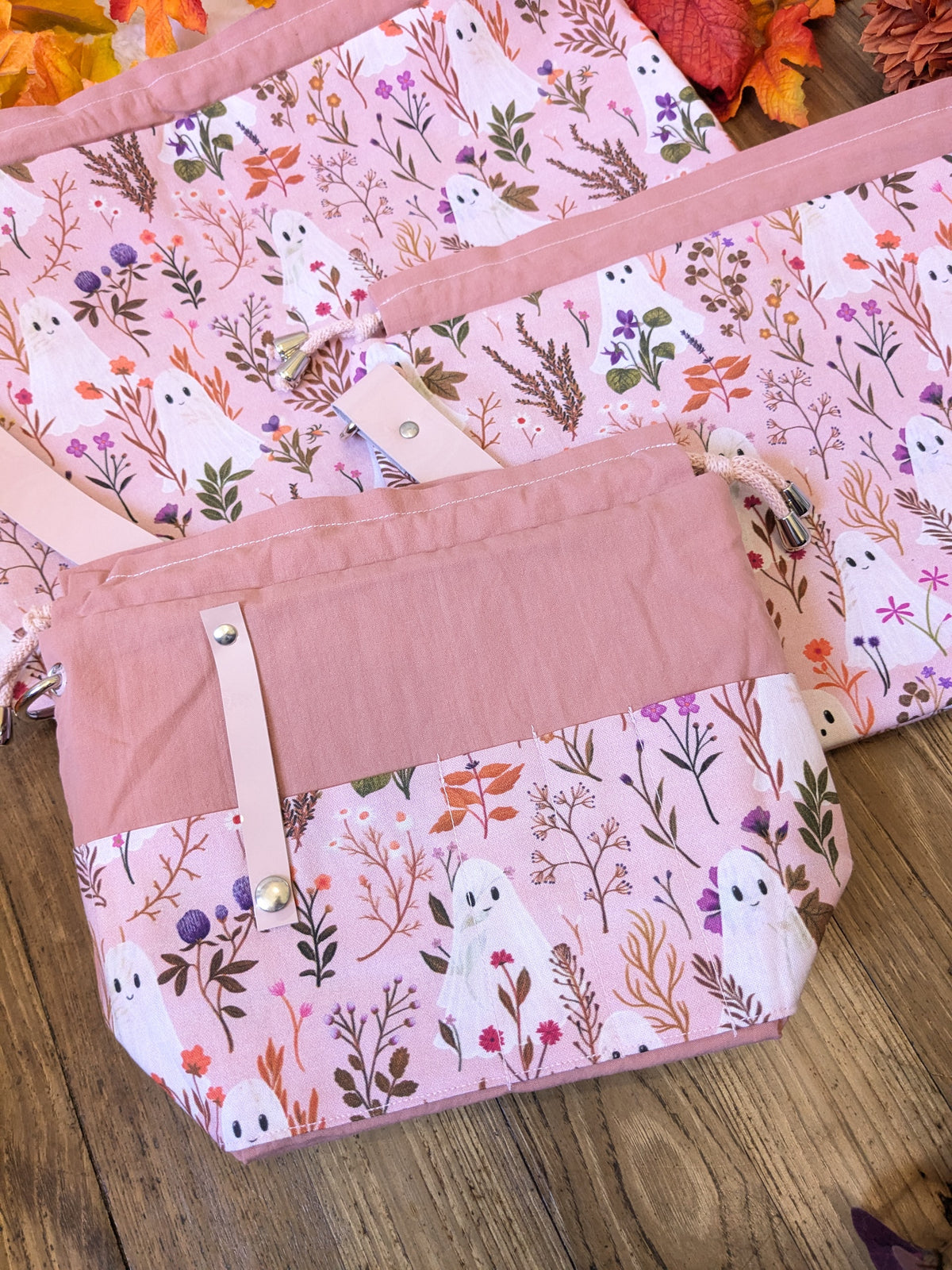 Sac à projet "Ghosts and flowers"
