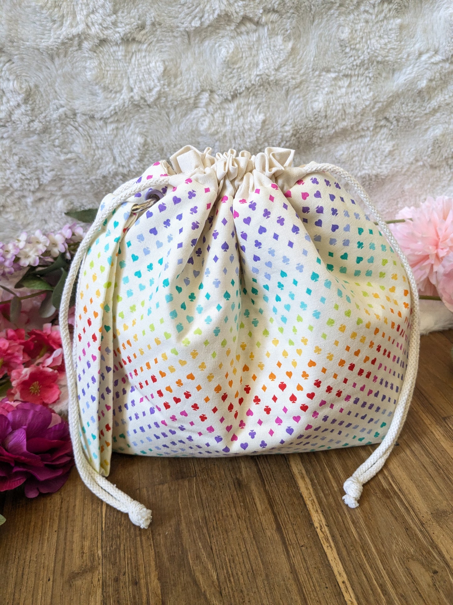 Sac à projet "Cartes arc-en-ciel"