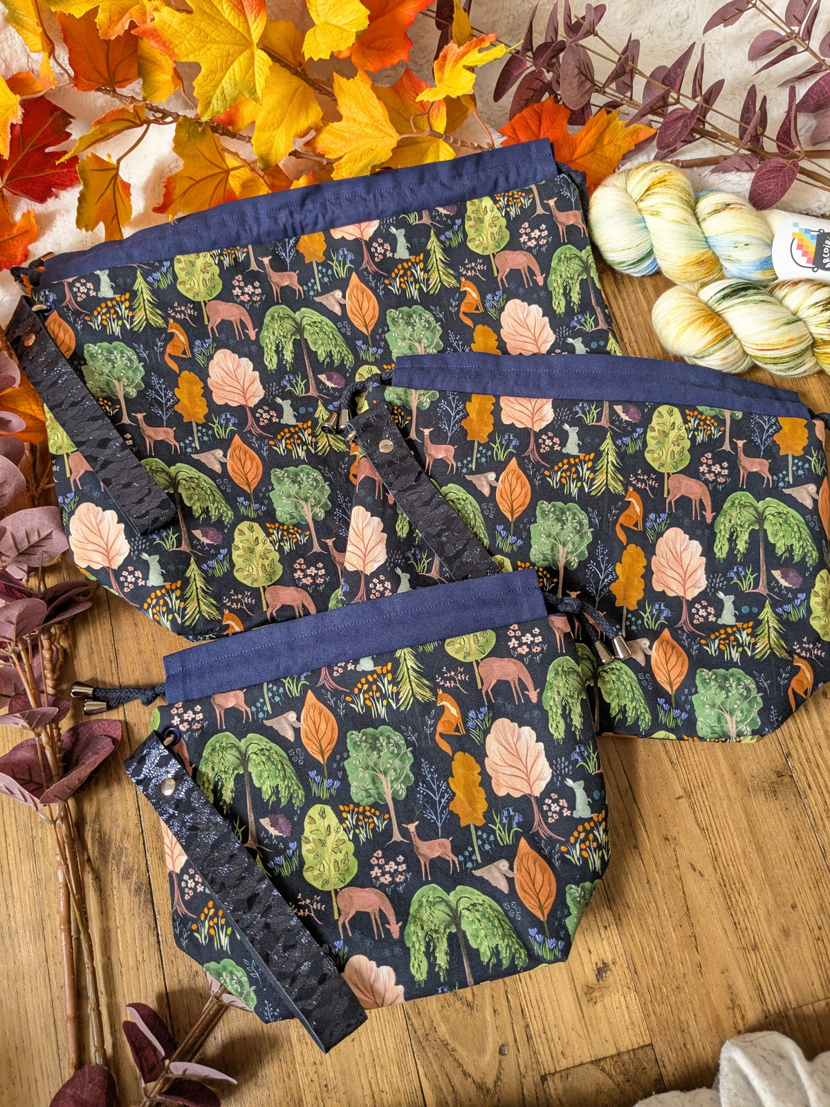 Sac à projet "Forêt nocturne"