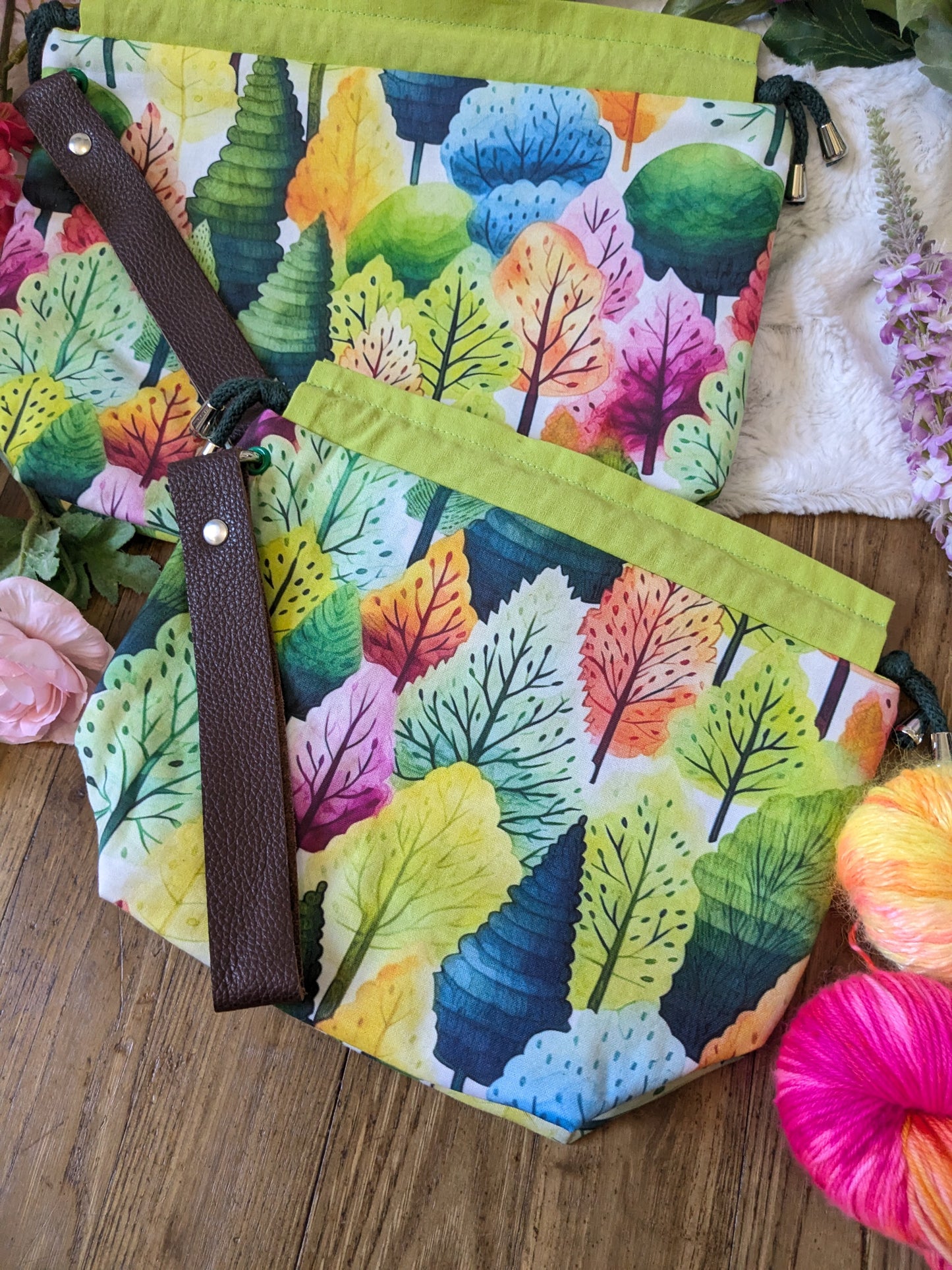Sac à projet "Forêt au printemps"