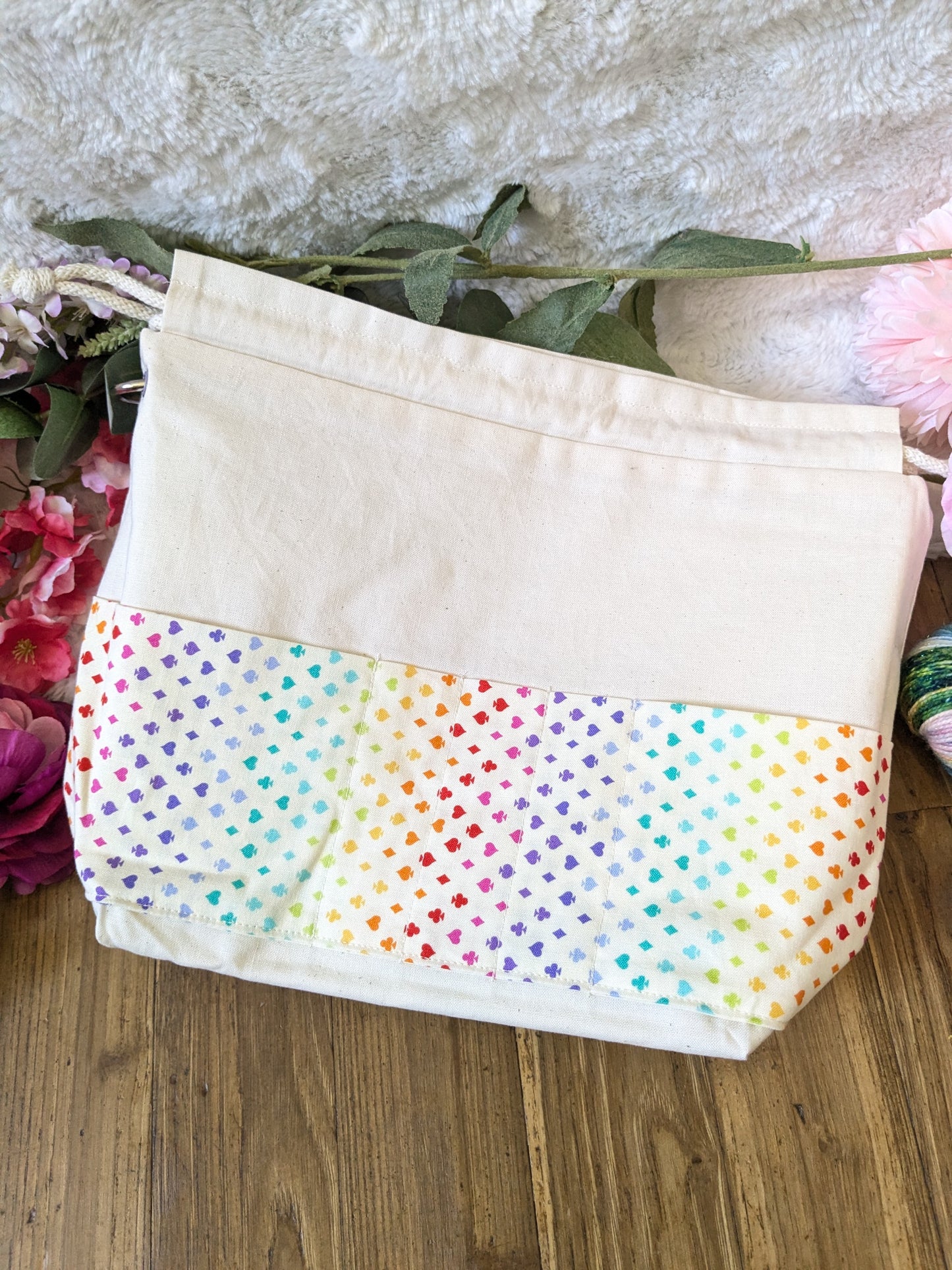 Sac à projet "Cartes arc-en-ciel"