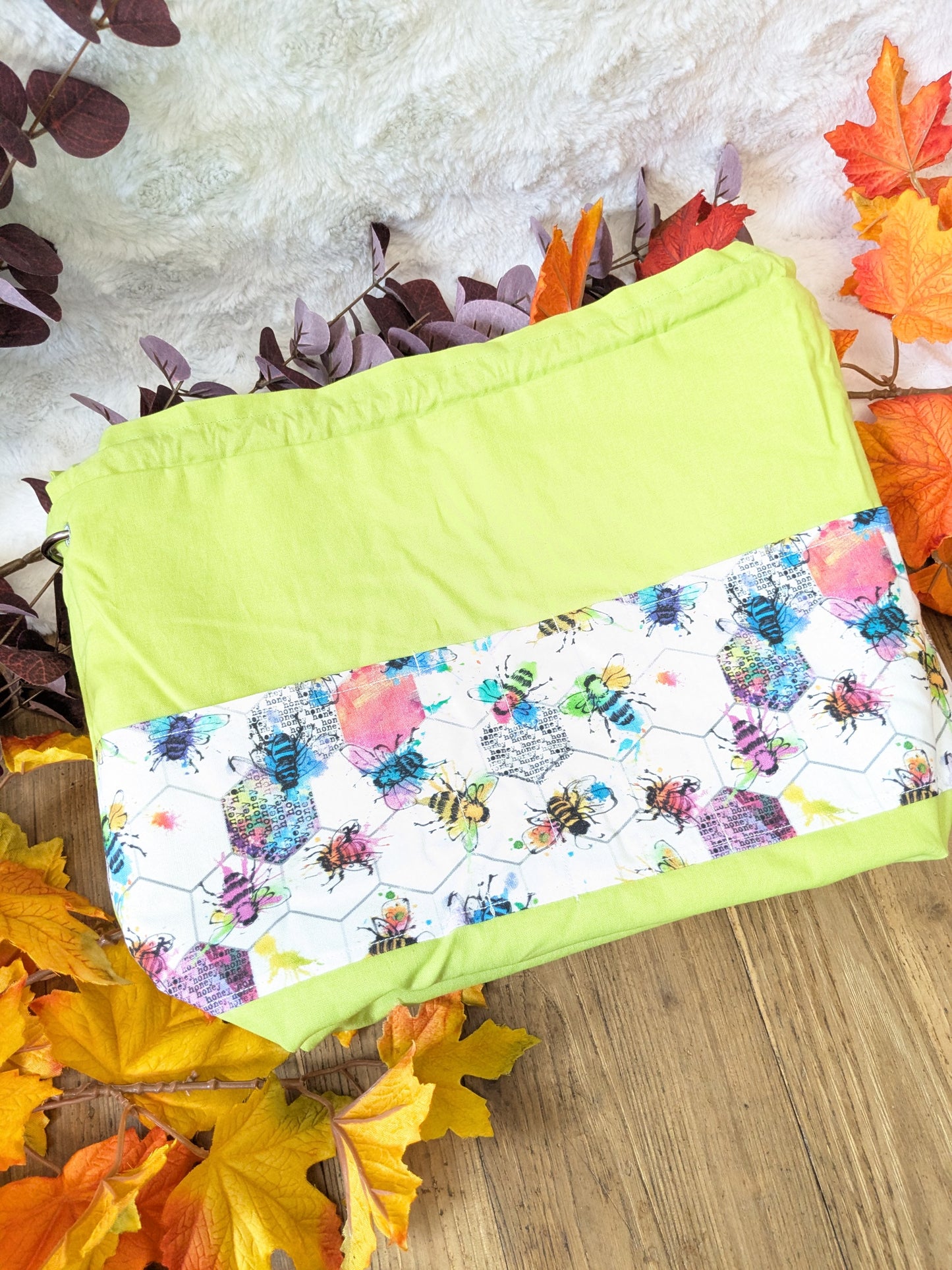 Sac à projet "Rainbow bee"