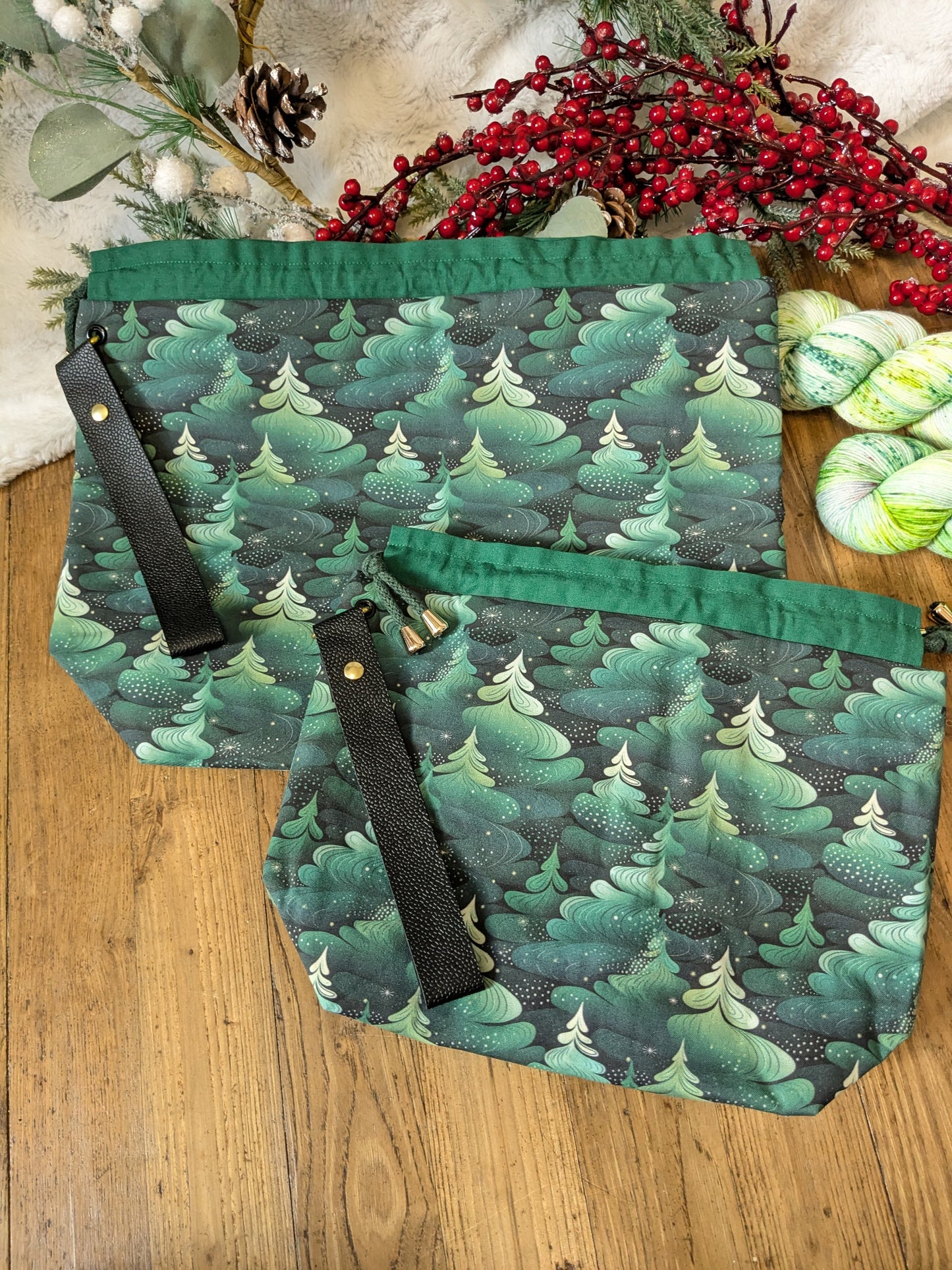 Sac à projet "Sapins"