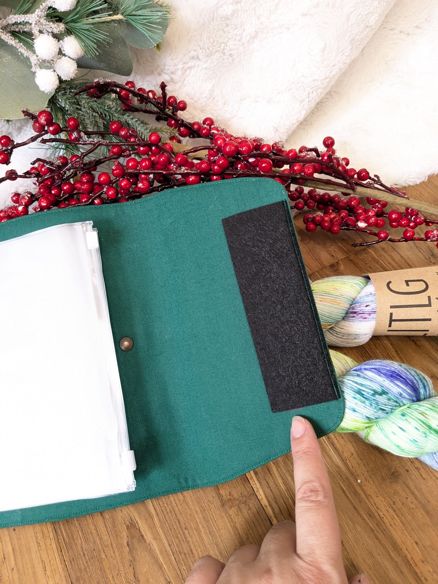 Classeur à aiguilles "Sapins"