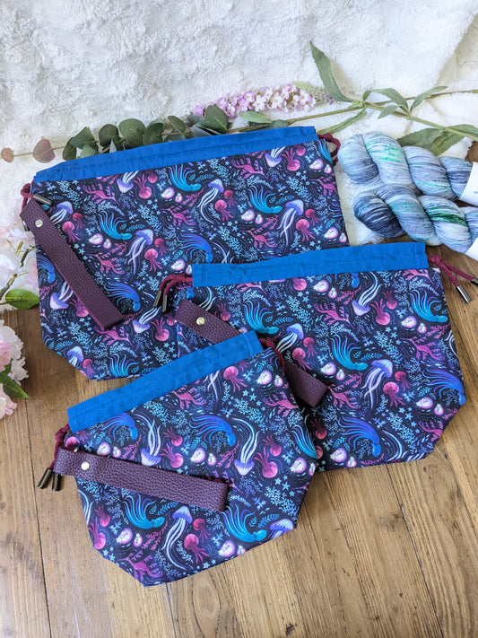Sac à projet "Dans les abysses"