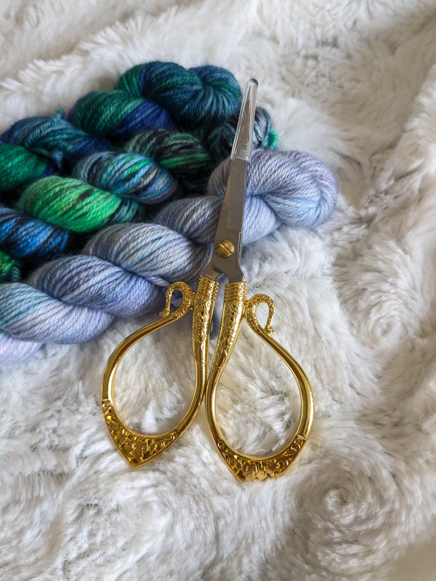 Ciseaux de broderie doré Arabesques