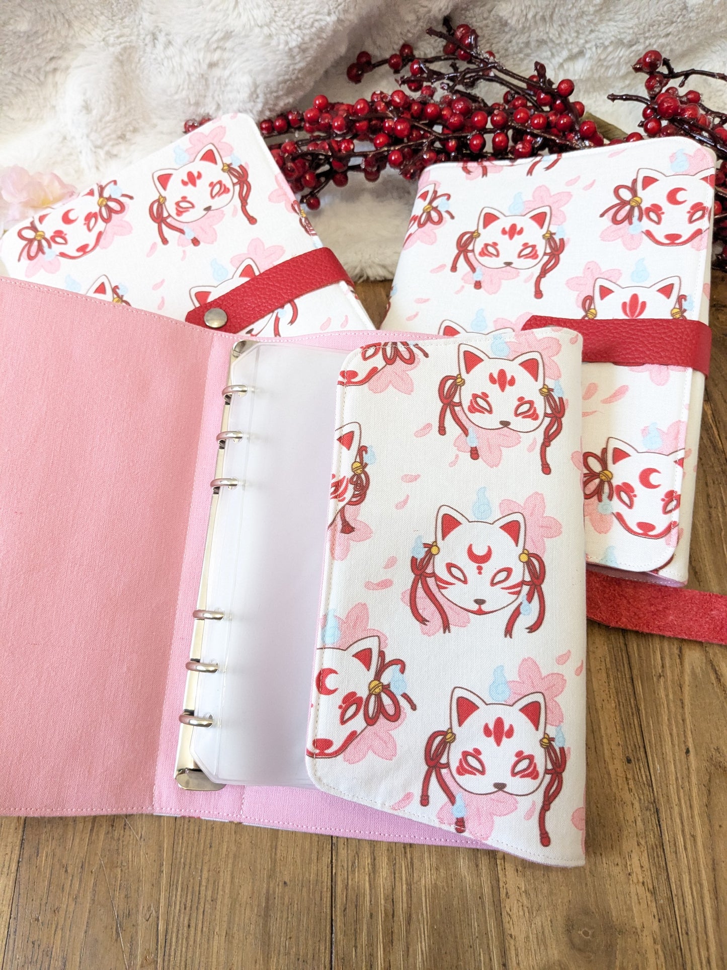 Classeur à aiguilles "Masques de Yokaï"