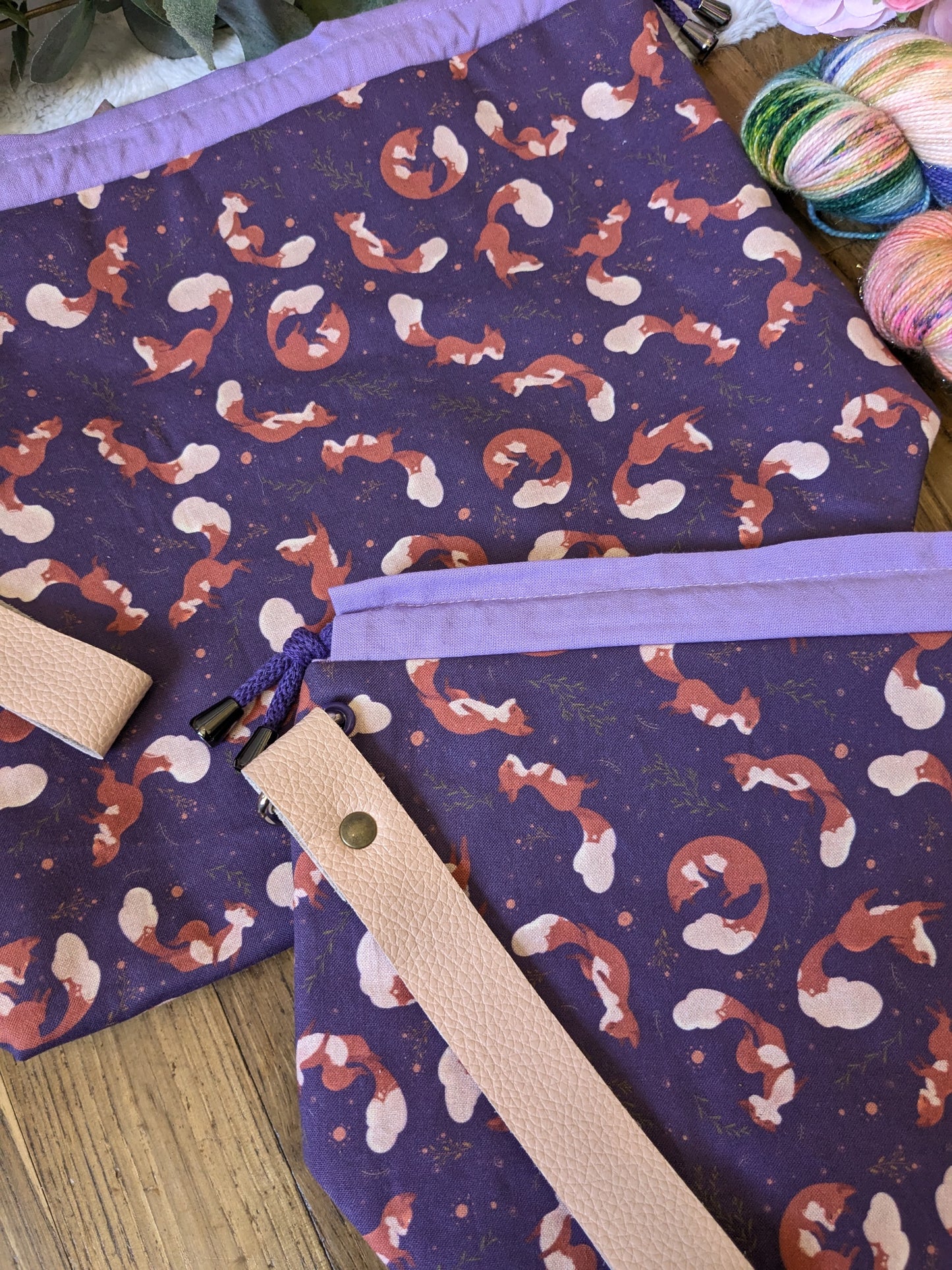 Sac à projet "Renards joueurs"