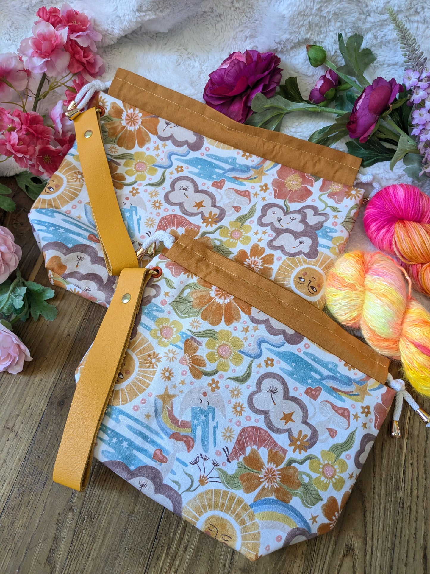 Sac à projet "Seventies Sun"