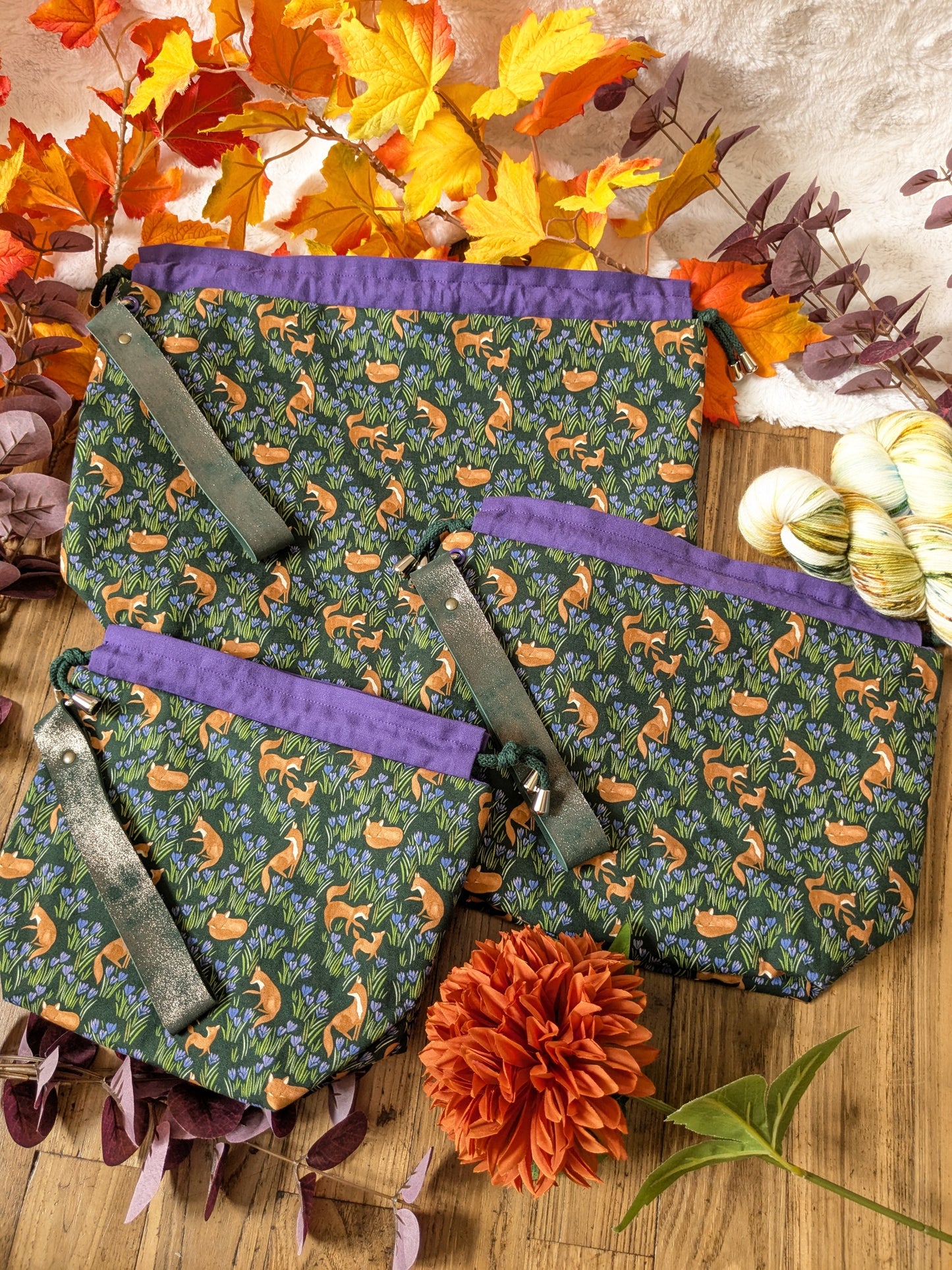 Sac à projet "Fox tales"