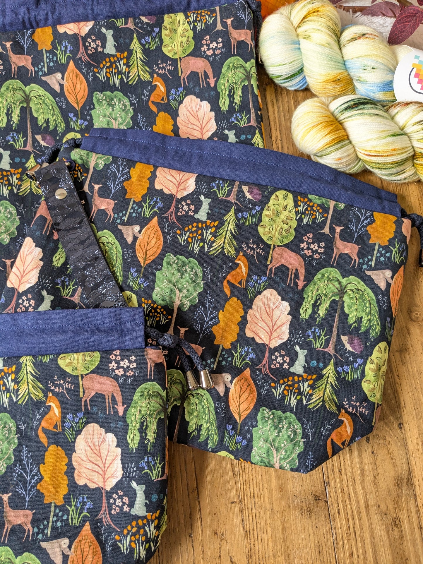 Sac à projet "Forêt nocturne"