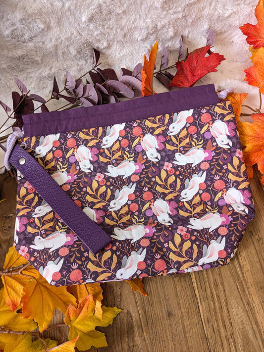 Sac à projet "Petits lapins" motif Lixy illustration
