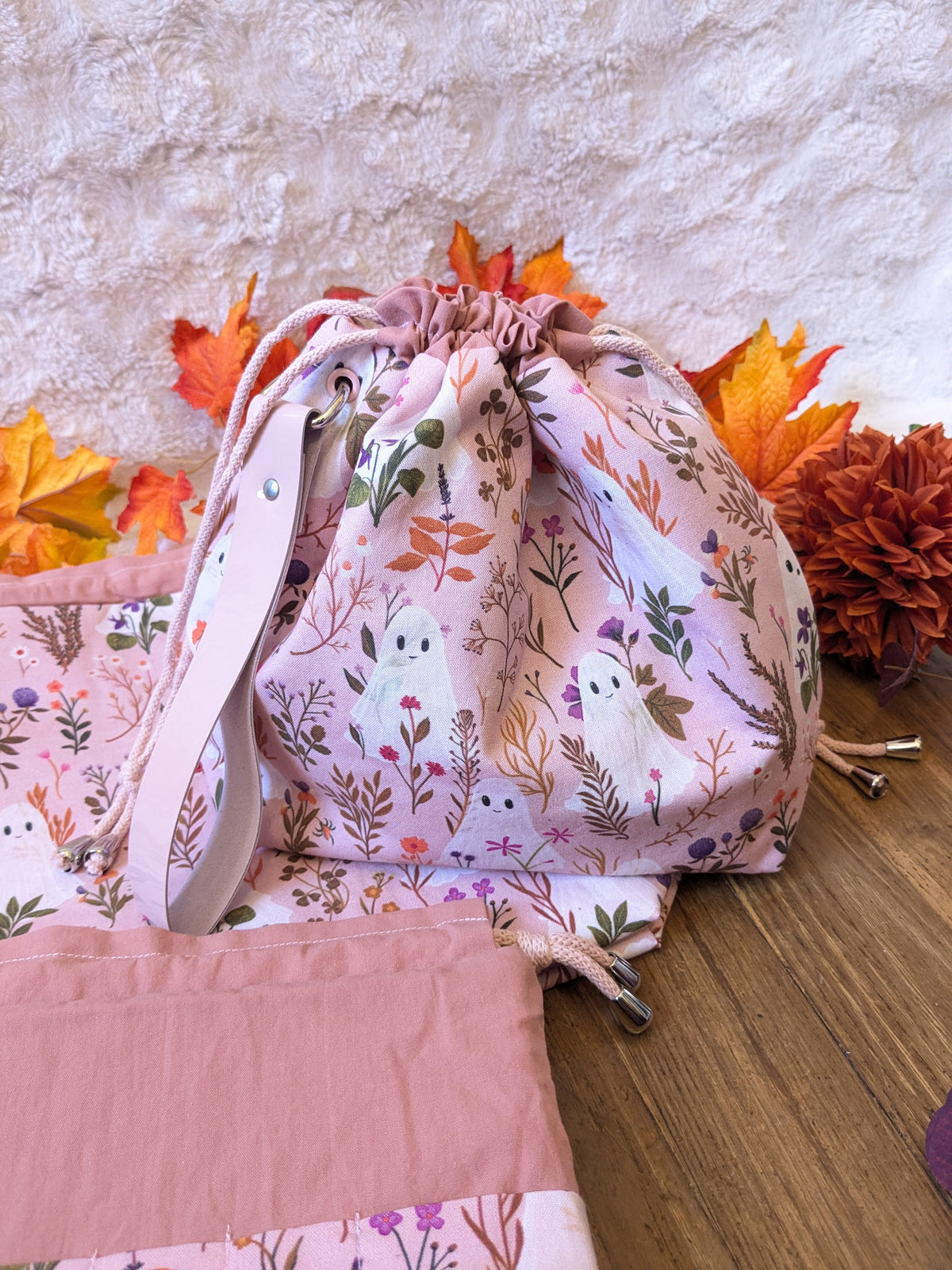 Sac à projet "Ghosts and flowers"