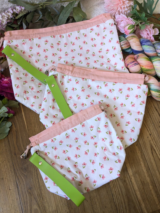 Sac à projet "Little flowers"
