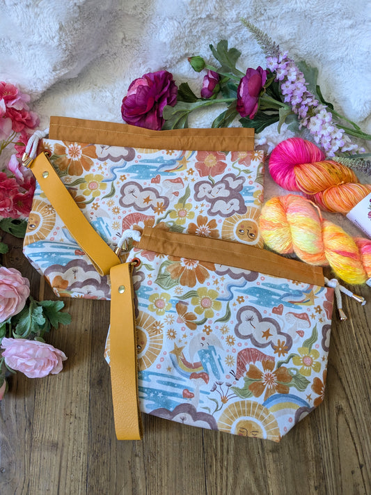 Sac à projet "Seventies Sun"