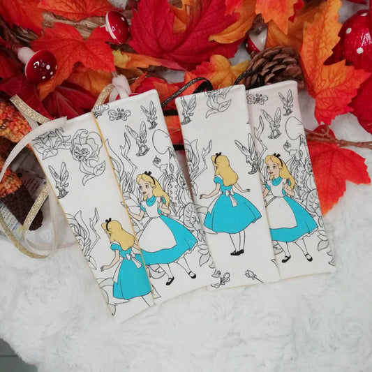 Elastic bookmark "Alice in Wonderland"