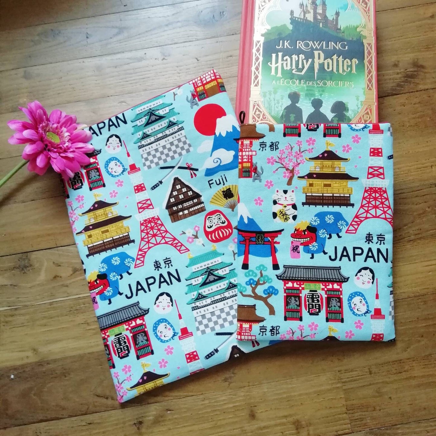 Book pouch / booksleeve "Japan"