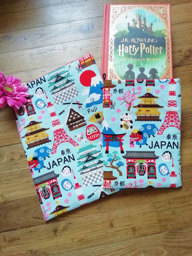 Book pouch / booksleeve "Japan"