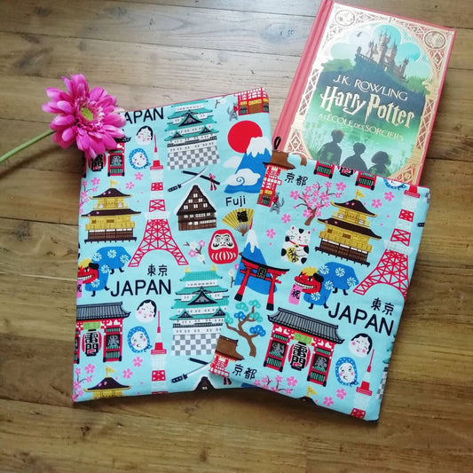 Book pouch / booksleeve "Japan"